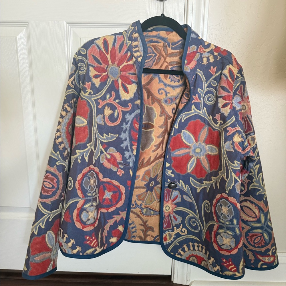 Floral Reversible Women's Jacket
